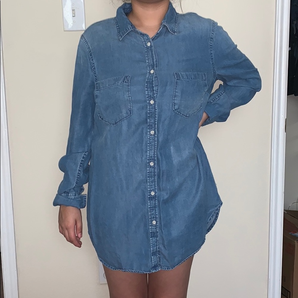 Jean long shirt